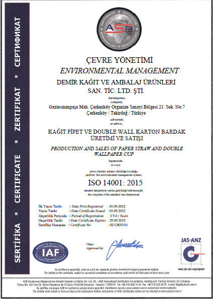ISO 140001 Environmental Management