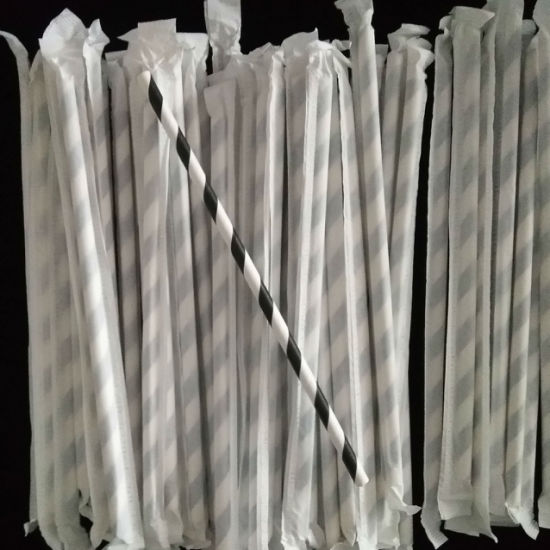 Paper Wrapped Paper Straw 